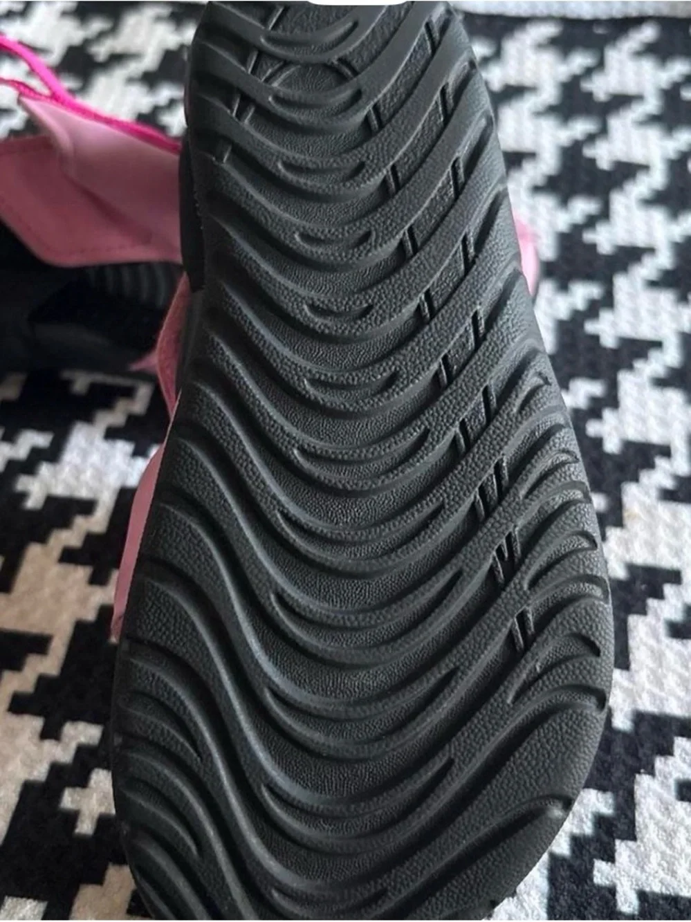 Nike Women’s Pink and Black Water Sandals